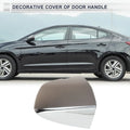 Front Left Door Handle Lock Cylinder Cover Replacement for Volkswagen Gray ABS (2012–2018)