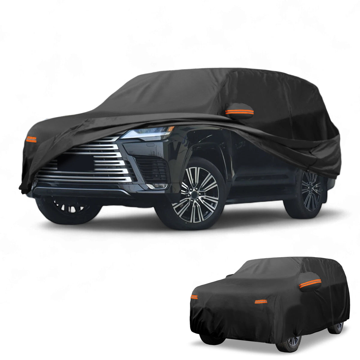 Waterproof Car Cover for Lexus LX (190T-PU, Black)