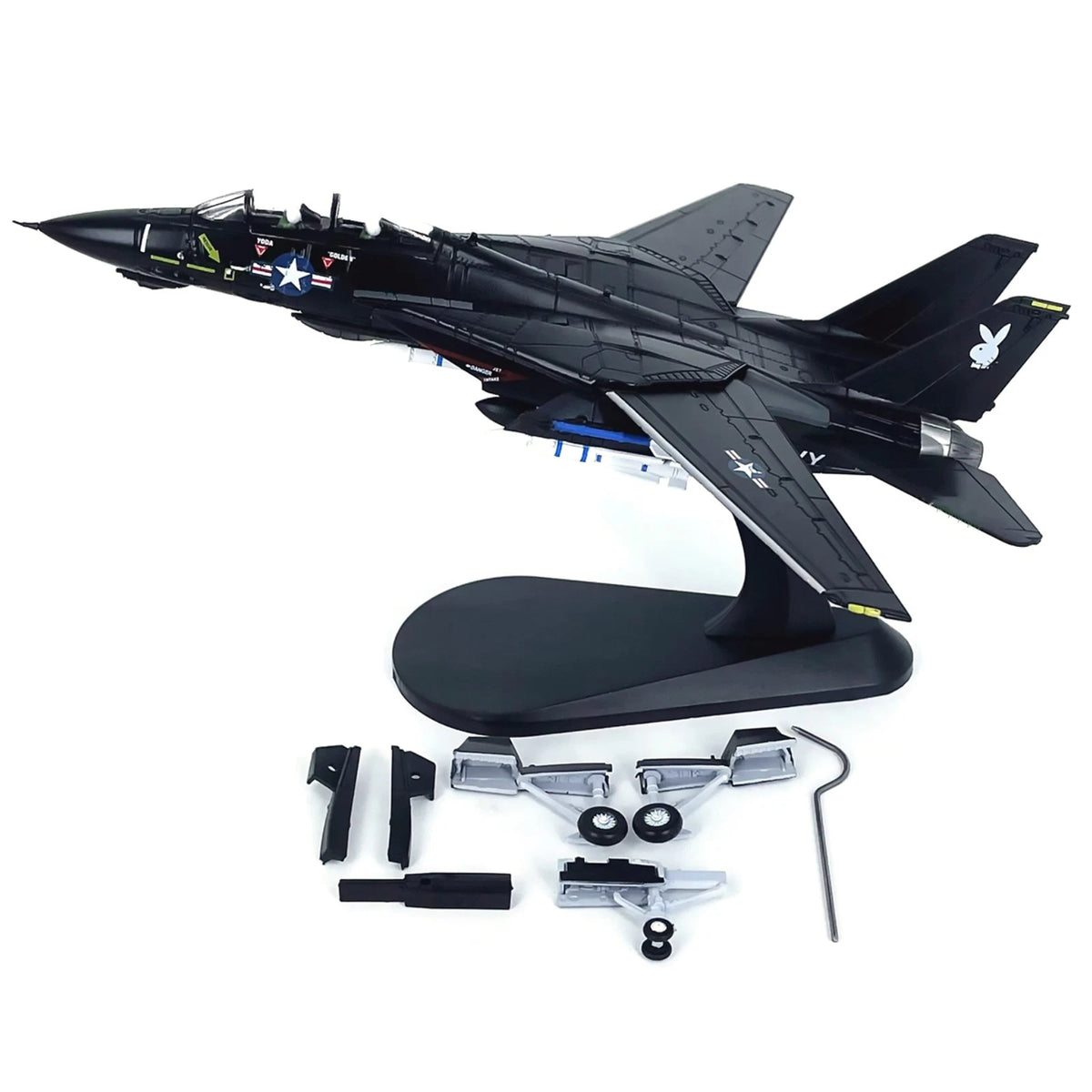 F-14 Tomcat Model Aircraft for Military Collection (1:100 Scale)