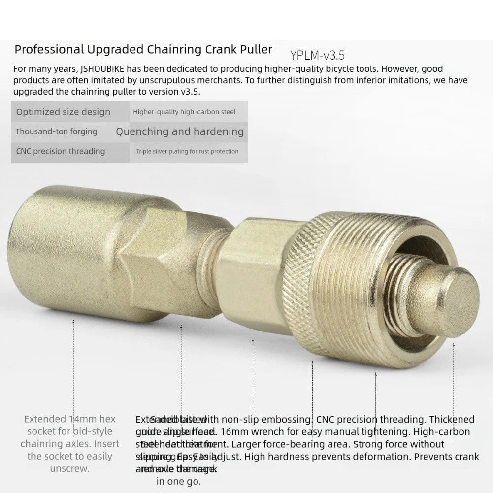 Crank Disassembly Tool for Various Bike Types