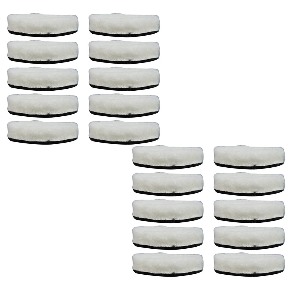 20pcs Wool Polishing Pads for Buffer Plate (3 Inch)