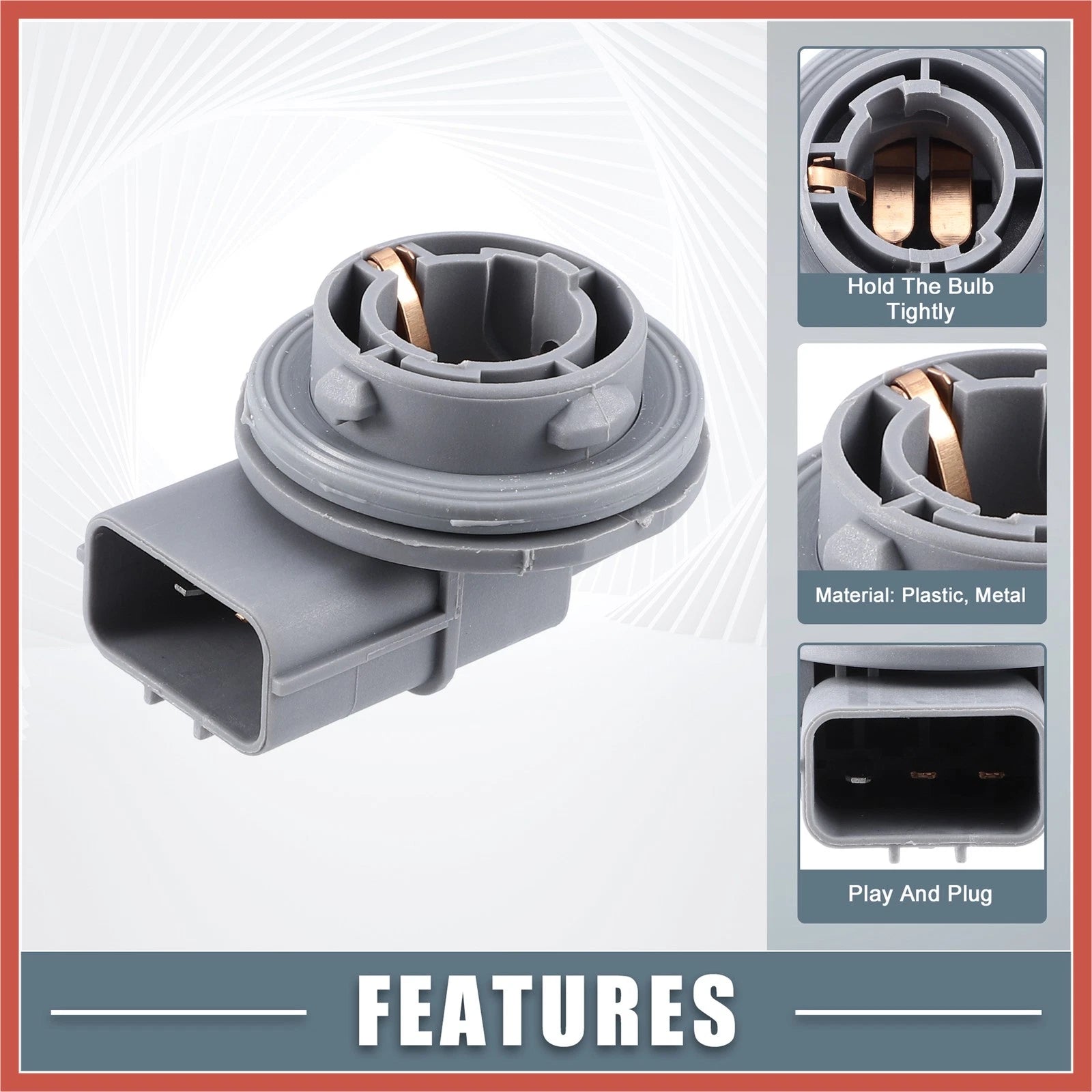 Headlight Bulb Holder Socket 921603C000 for Hyundai Accent (2006–2011)