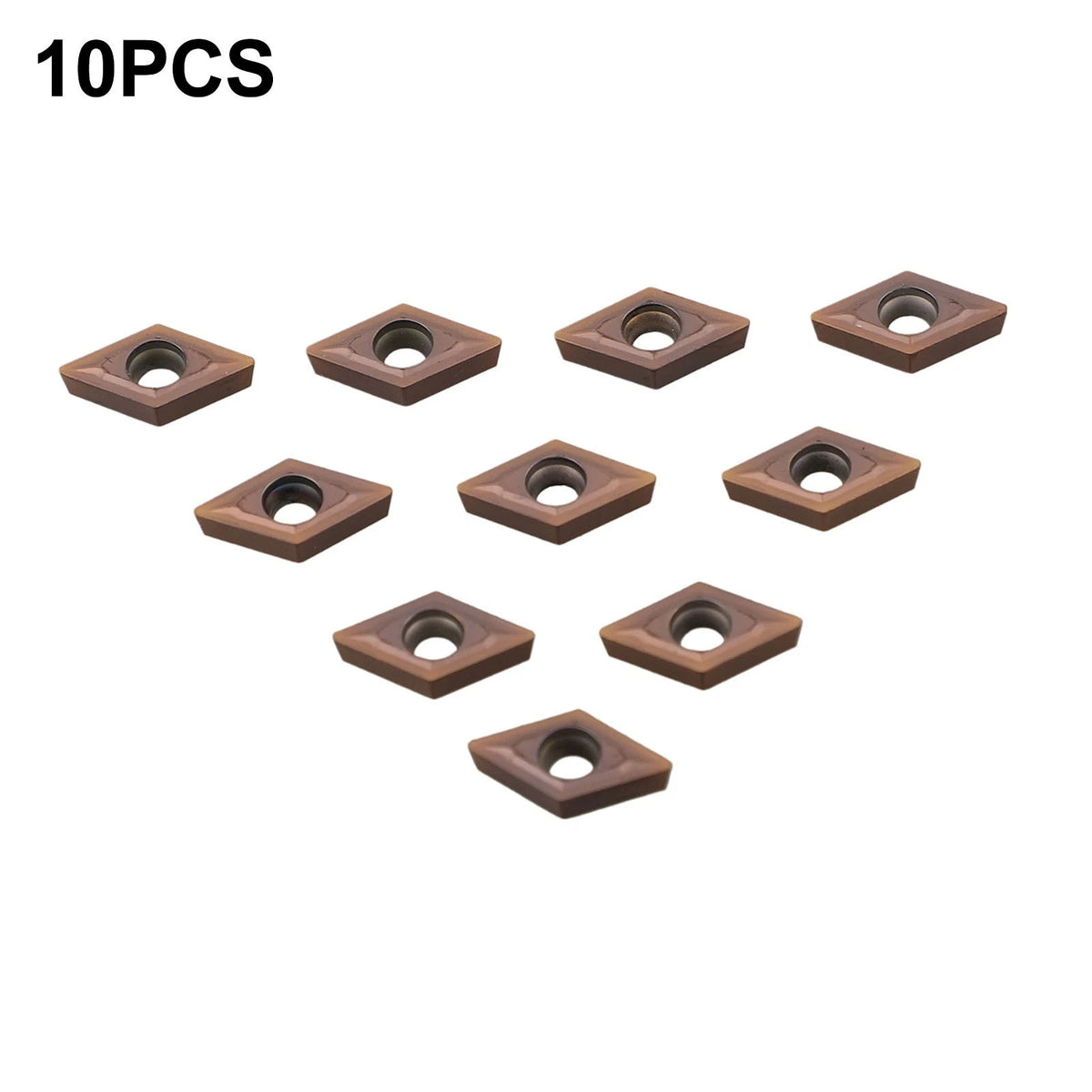 10X DCMT070204 Carbide Insert for Lathe Turning Insert (Steel)
