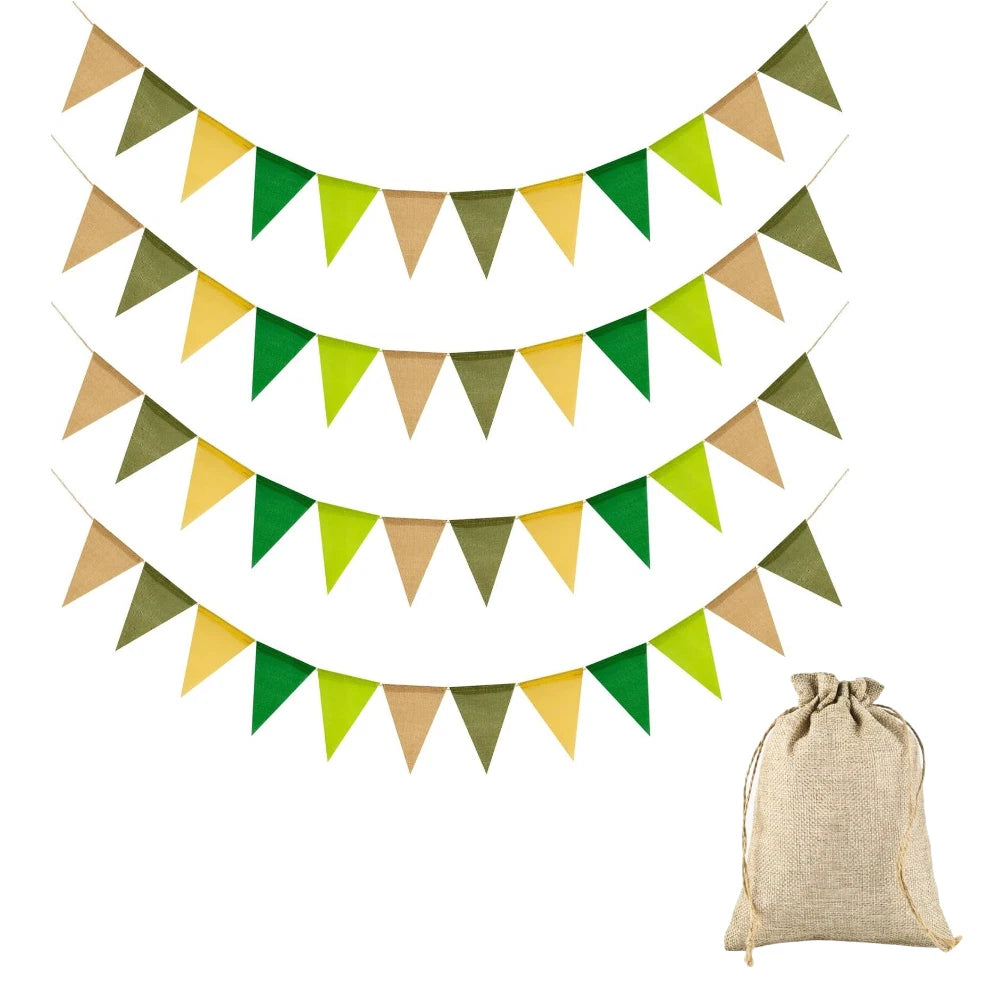 Triangle Flag Banner for Indoor Outdoor Use