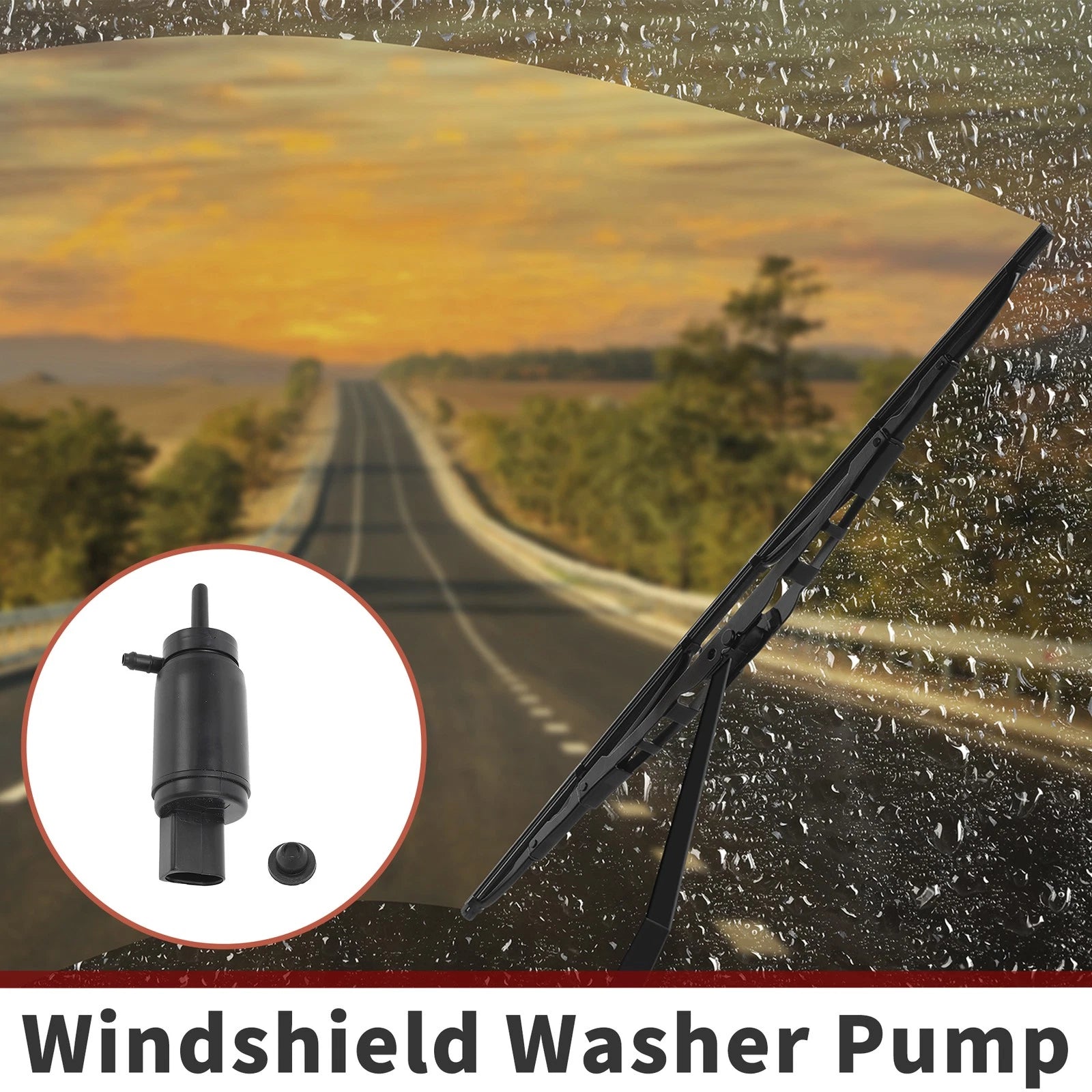 Windshield Washer Pump with Grommet for Audi A6 (2012–2022)