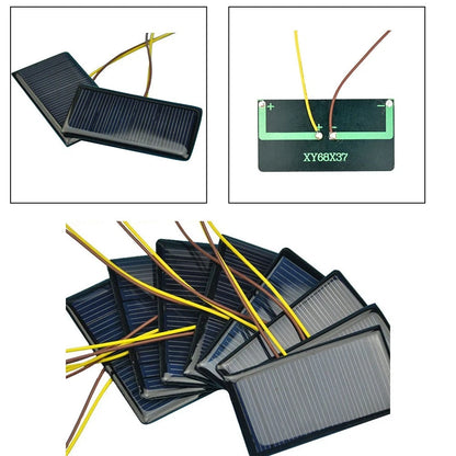 10PCS Portable Solar Charger Kit 5V for Small Scale Projects