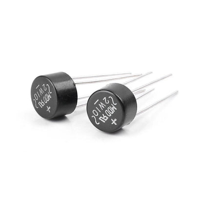 10x Bridge Diode Rectifier 2W 1000V 2A for DIY Electronics