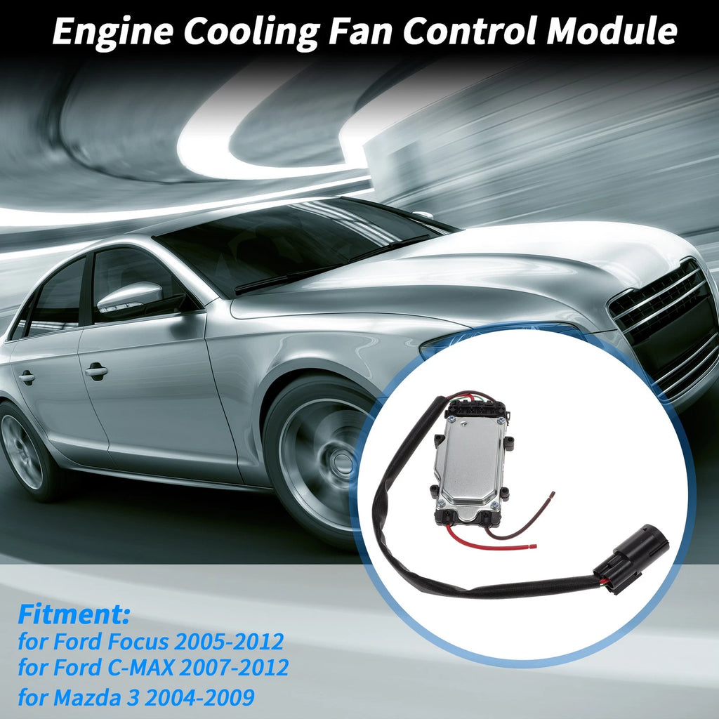 Engine Cooling Fan Control Module Replacement for Ford Focus (2005–2012)