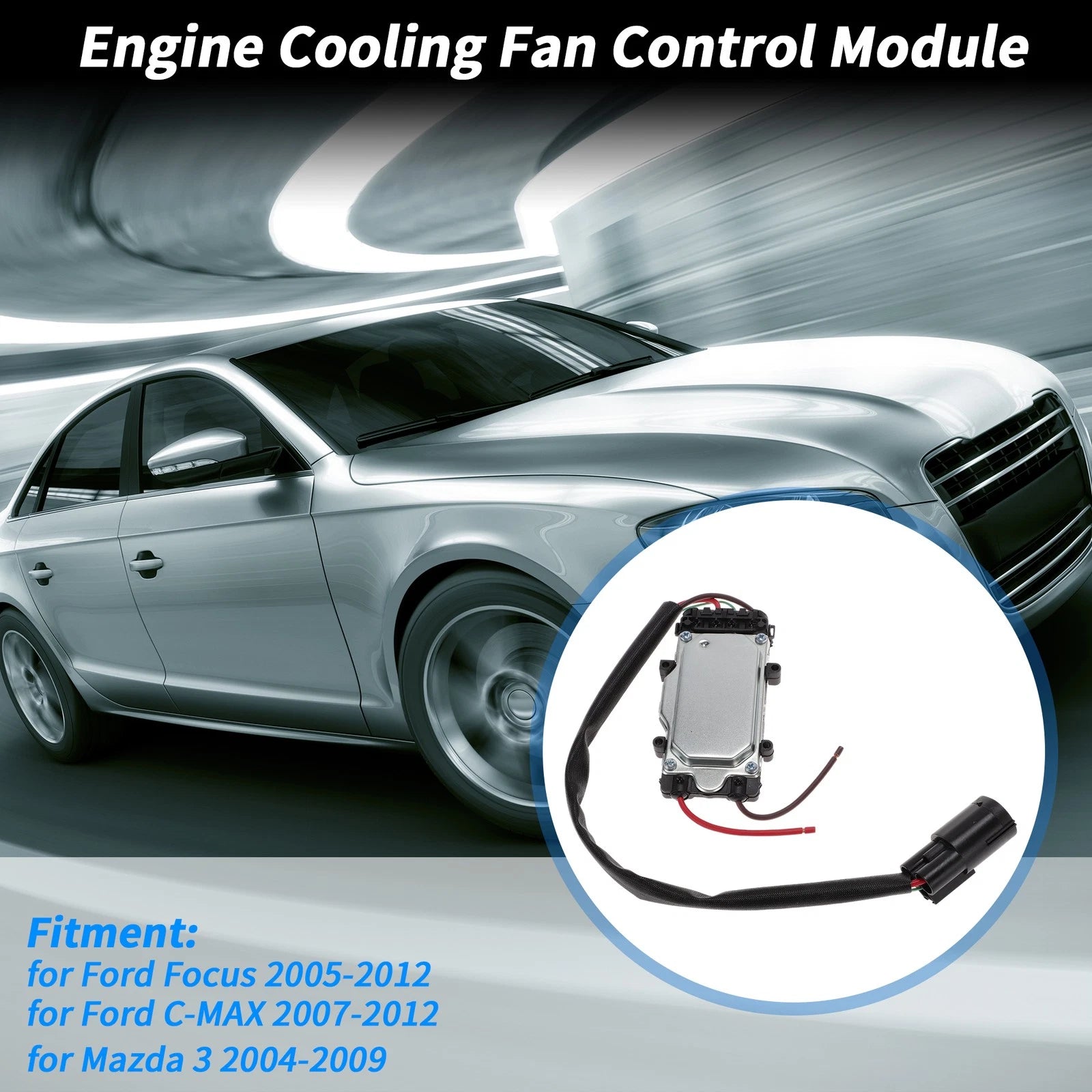 Engine Cooling Fan Control Module Replacement for Ford Focus (2005–2012)