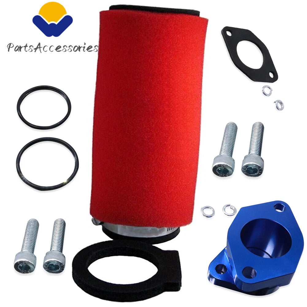 Intake Manifold Boot + Air Filter for Yamaha Warrior 350 (1987–2004)