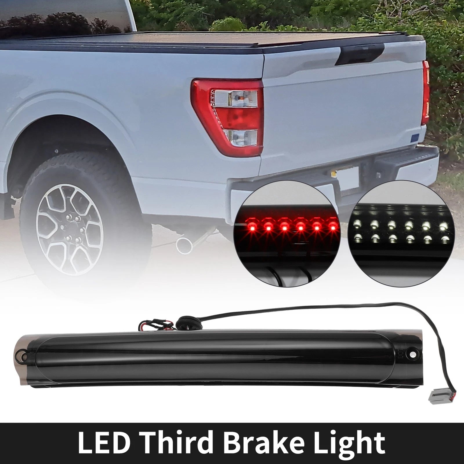 LED Third Brake Light Smoked Lens for Ford Excursion (2000–2005)