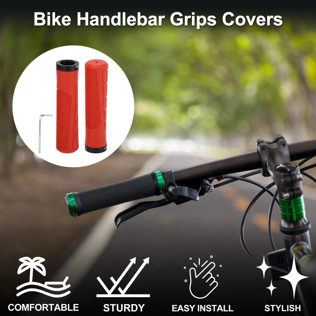 Bike Handlebar Grip Cover 135mm Lightweight MTB End Grips Protector 1 Pair