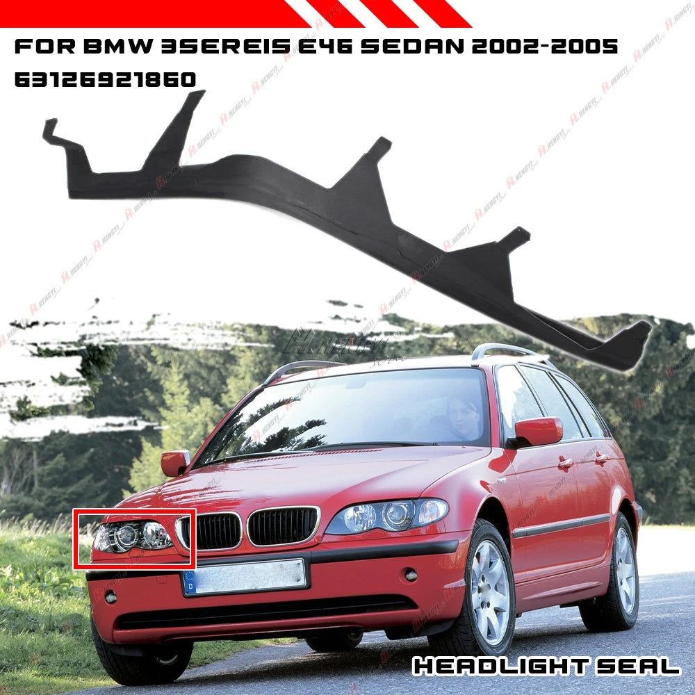 Right Headlight Cover Strip for BMW 3 Series E46 325i 330i (2002–2005)