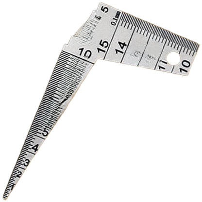 Etched Stainless Steel Gap Ruler 1mm 10mm 15mm for Mechanical Gap Checking