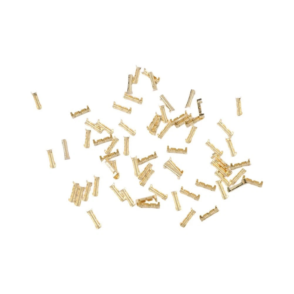 200pcs Brass Crimp Terminal Connectors for Switch Wiring (0.5mm to 1.5mm)