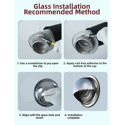 304 Grade Stainless Steel Vent Cap for Bathroom Kitchen Outdoor Venting