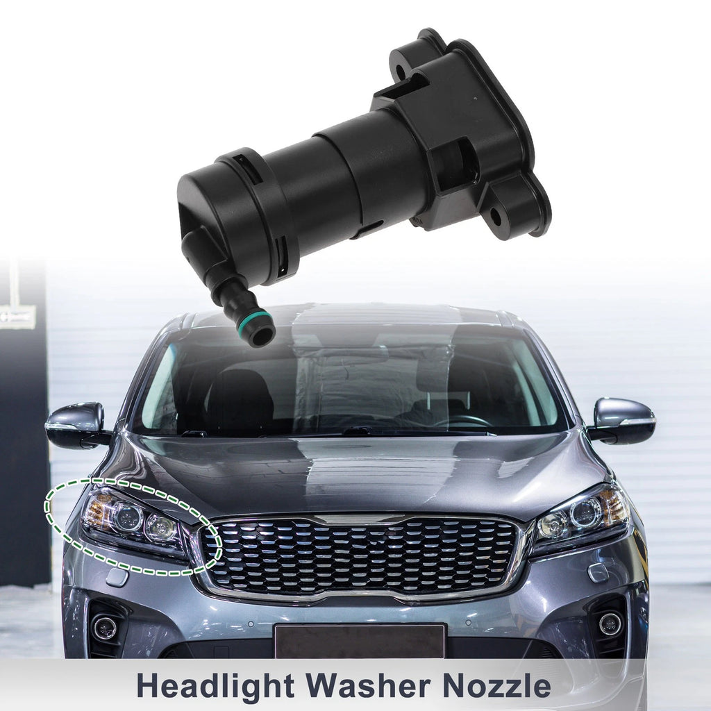 Front Passenger Side Headlight Washer Nozzle Replacement for Audi A4 (2005–2008)