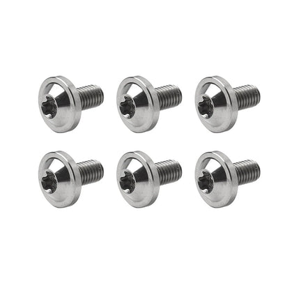 6pcs Alloy M6x10mm Torx Head Screws for Bike Motorcycle