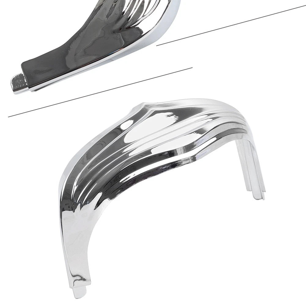 ABS Front Mudguard Tip Trim Chrome Fit For Harley Softail Deluxe FLSTN 2012-2015