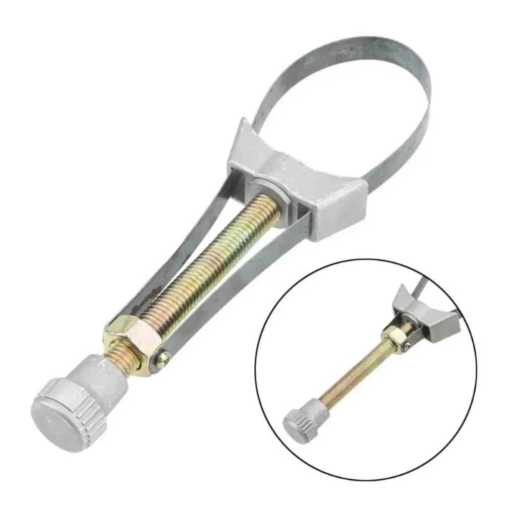 Adjustable Oil Filter Wrench with Grip Handle for Universal Use