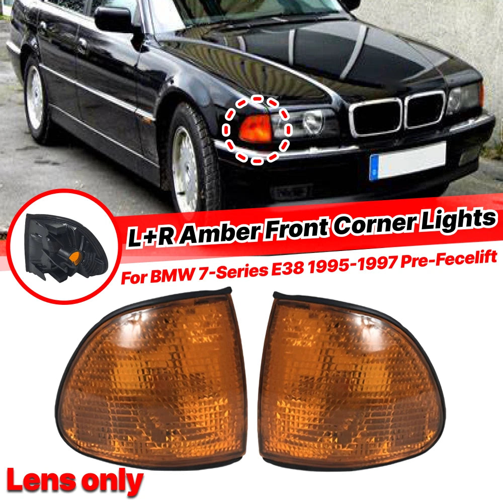 Amber Front Corner Signal Light Lamp for BMW 7-Series E38 (1995–1997)