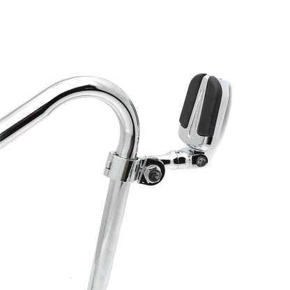 3" Stem Clamp Chrome Slipstream Footpeg 1-1/4" for Yamaha Road Star Warrior (2002)