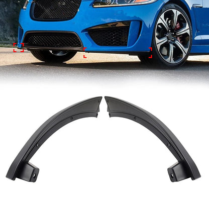 Pair Front Bumper Lower Air Deflector for Jaguar XFR-S (2012–2015)