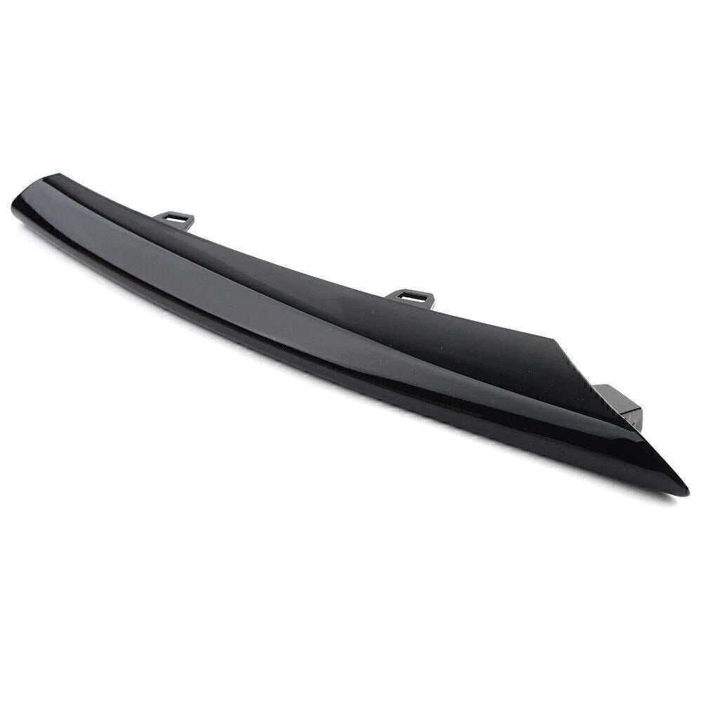 Front Right Grille Molding Trim for Jaguar XJ (2010–2015) Gloss Black