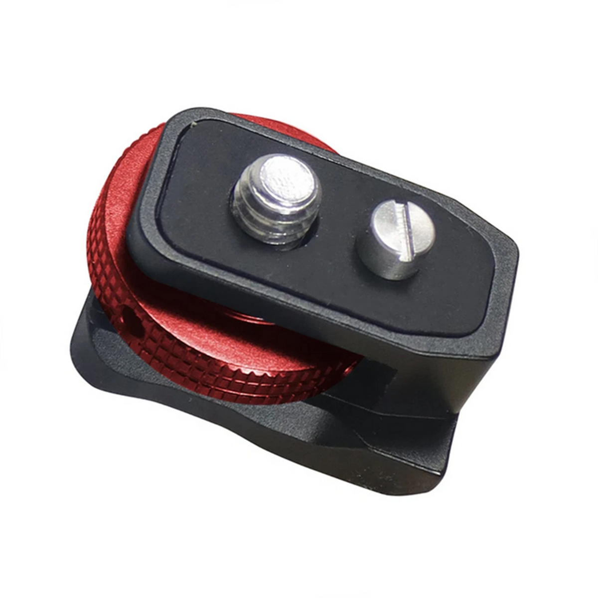 Cold Shoe Mount Adapter for DSLR Camera Cage Rig Light Bracket W/ 1/4" Screw