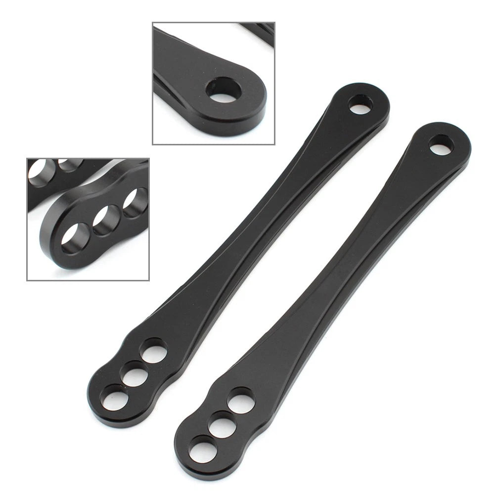 Rear Lowering Link Kit for Yamaha YZF-R6 (2006–2016) Aluminum Black