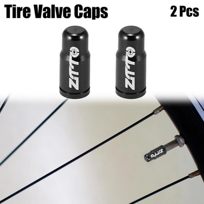 2Pcs Tire Valve Caps French Type Dust Covers for Bicycle Road Bike MTB
