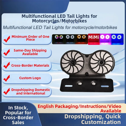 LED Rear Brake Light Waterproof Flashing Road Safety Waterproof Design