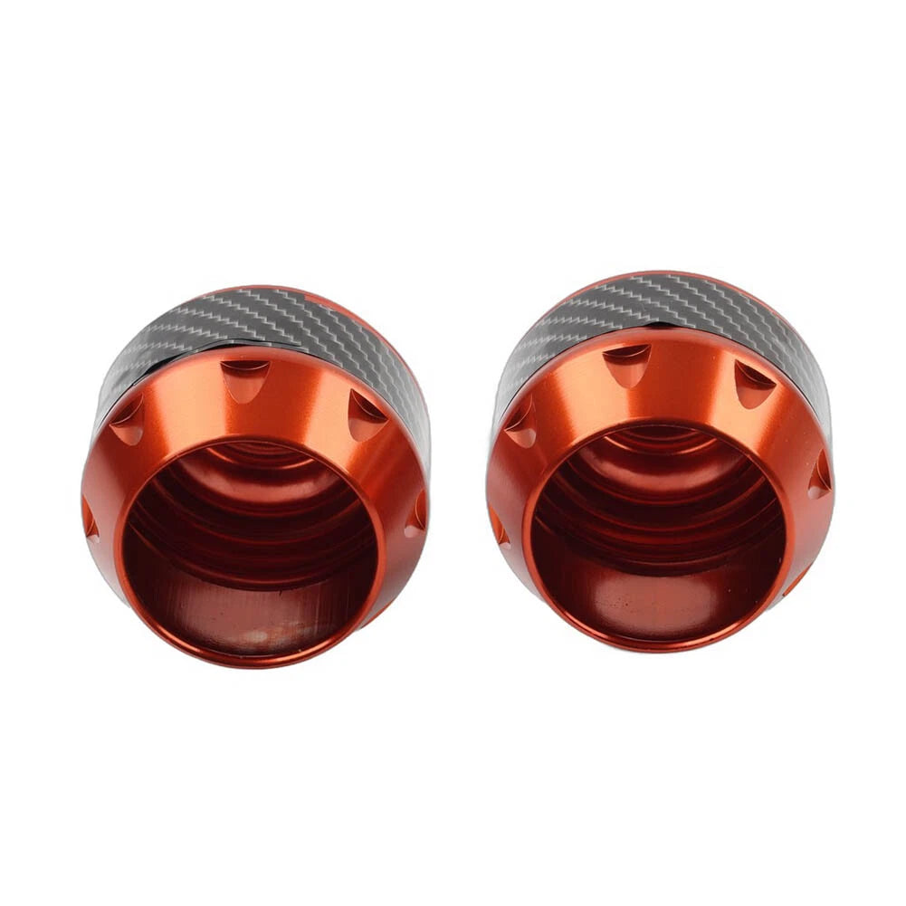 2X Red Motorcycle Front Fork Frame Sliders for
