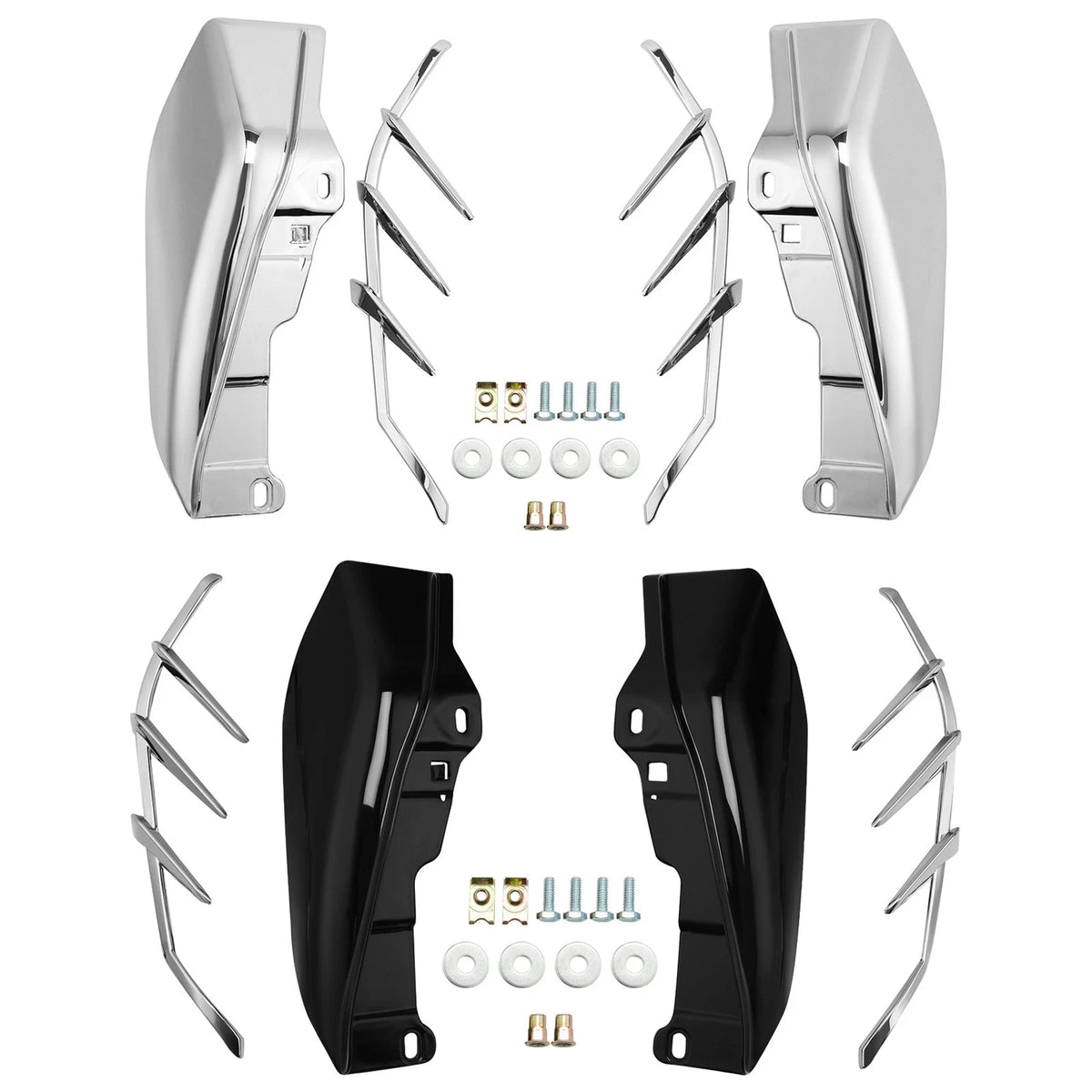 Mid-Frame Air Deflectors & Trim for Harley Touring Road King Glide (2009–2023)