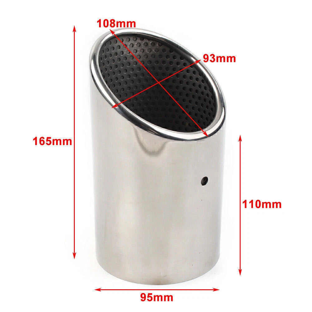 Stainless Steel Rear Exhaust Pipe Tail Muffler Tip for Audi Q7 (2009–2021)