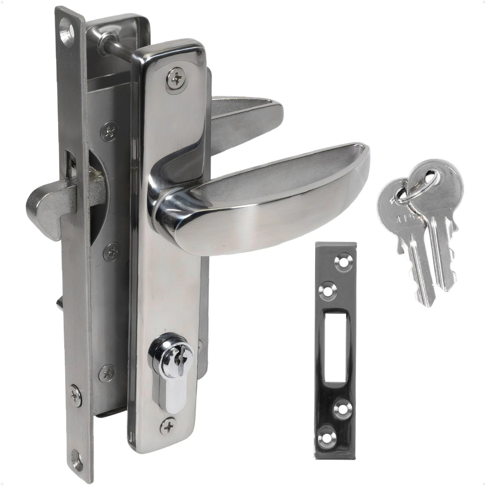 Mortise Lock Set for Five Oceans Door (Interior Exterior)