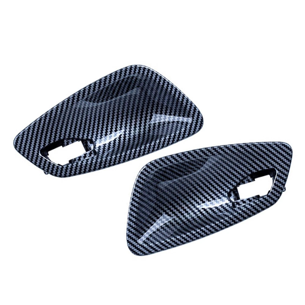 2X Interior Door Handle Shell Cover for BMW 3 Series E90 (2005–2012) ABS Carbon Fiber