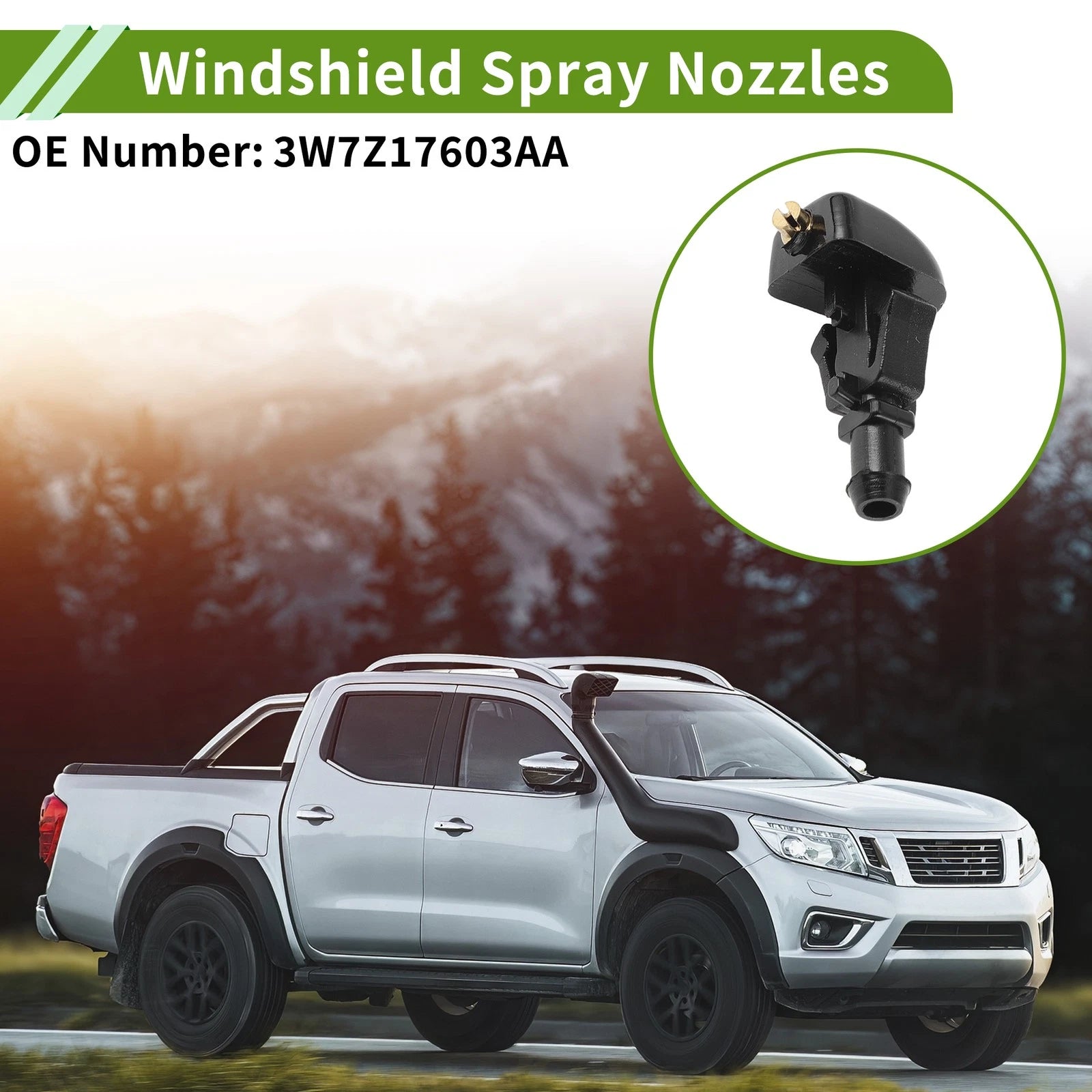 Windshield Washer Nozzle Replacement for Ford Mustang (2010–2014)