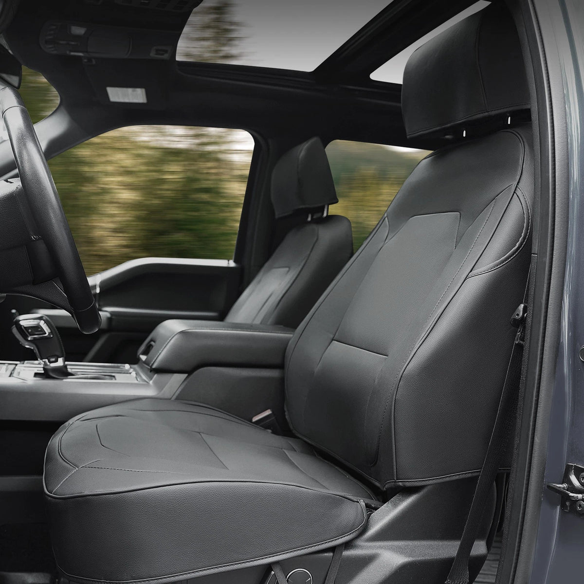 Full Set Leather Car Seat Covers for Ford F-150 (2015–2024)