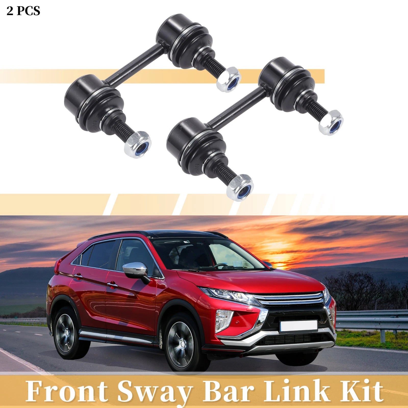 2PCS Rear Stabiliser Sway Bar Link Replacement for Mitsubishi Galant (2004–2012)