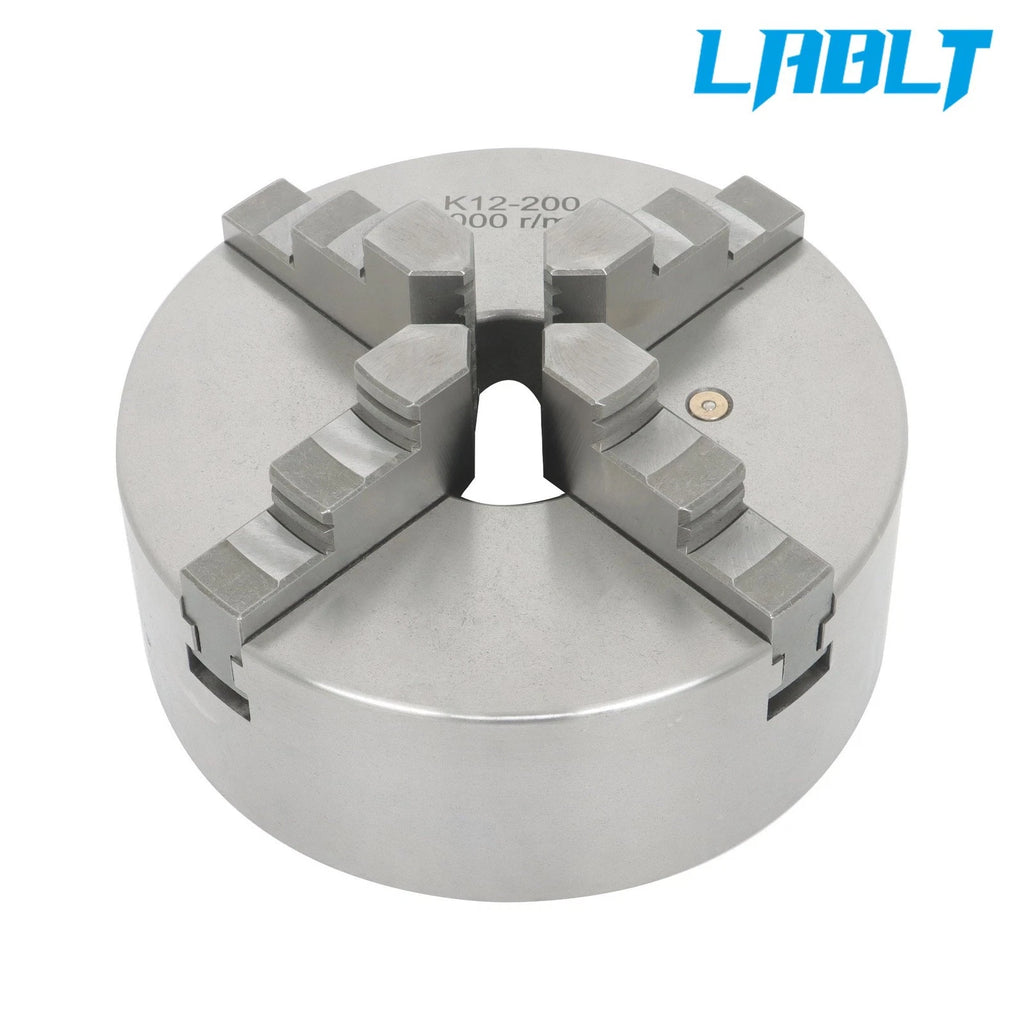 8" 4 Jaw Self Centering Lathe Chuck for Drilling Milling Machine