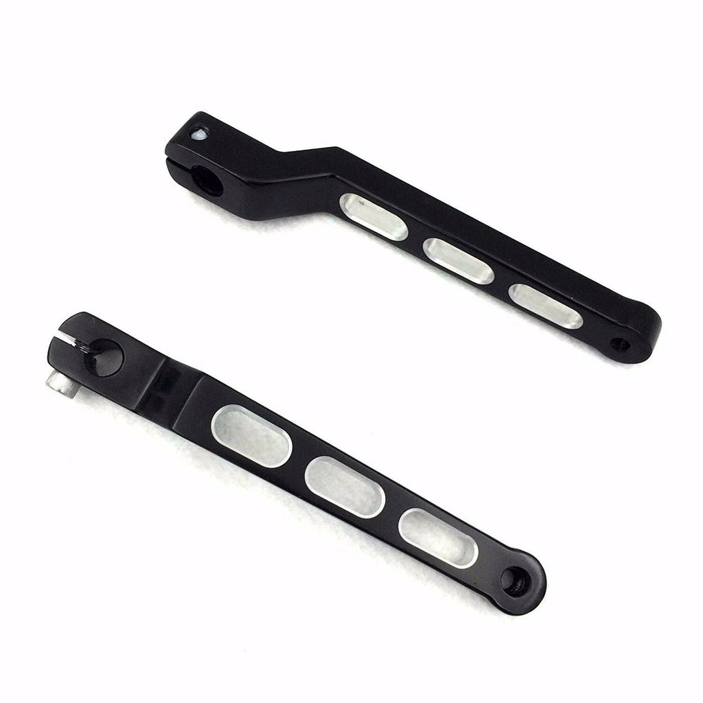 Black Aluminum Heel/Toe Shift Levers for Harley Electra Glide (1988–Present)