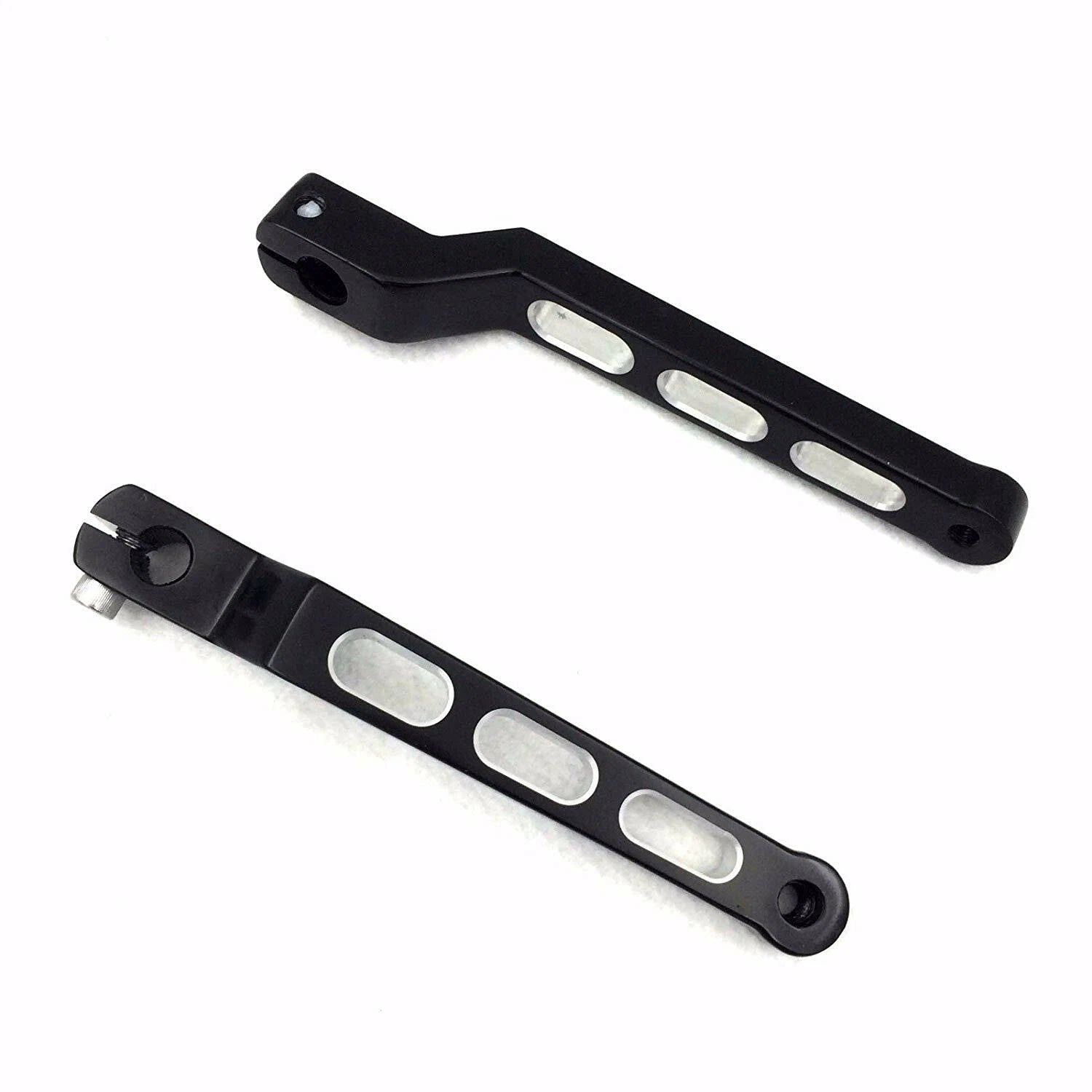 Black Aluminum Heel/Toe Shift Levers for Harley Electra Glide (1988–Present)