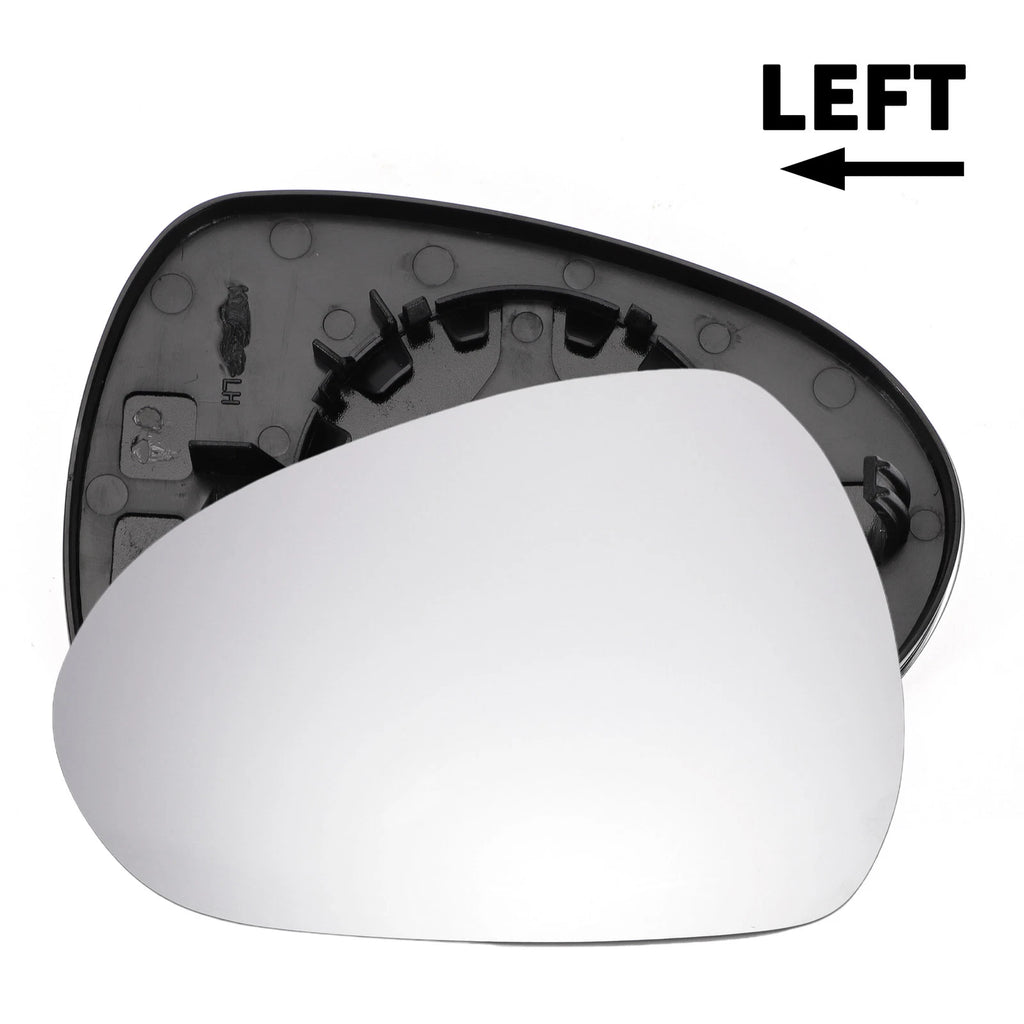 Left Side White Mirror Glass for SEAT Exeo Ibiza Leon (Non-heated)
