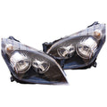 Black Headlights Pair for Holden Astra AH (2004–2006)