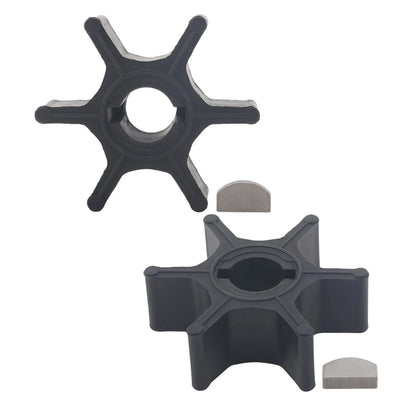 Water Pump Impeller & Key for Suzuki Outboard 2 Stroke 2-9 HP (17461-98400)