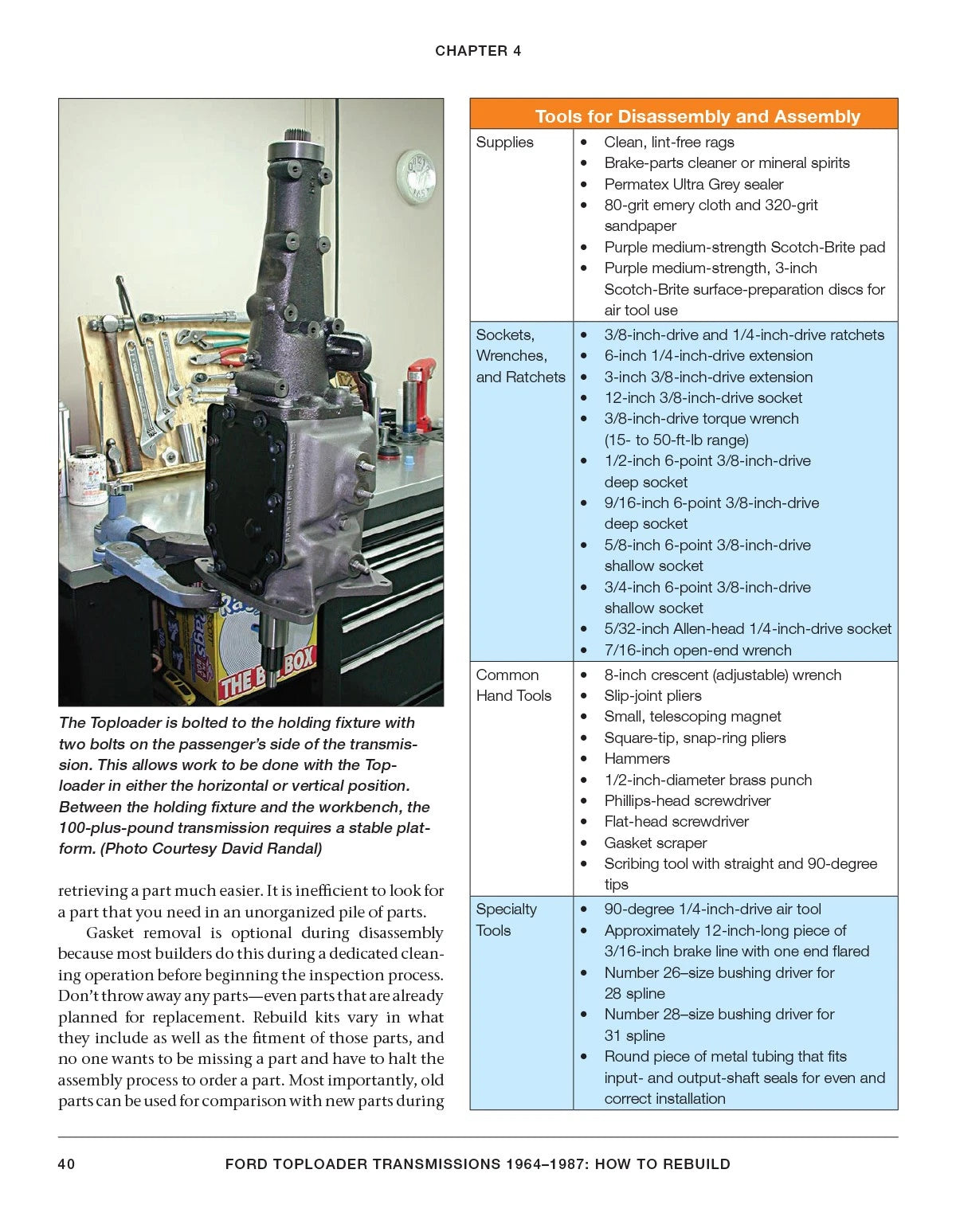 How to Rebuild Ford Toploader Transmissions Manual (1964–1973)
