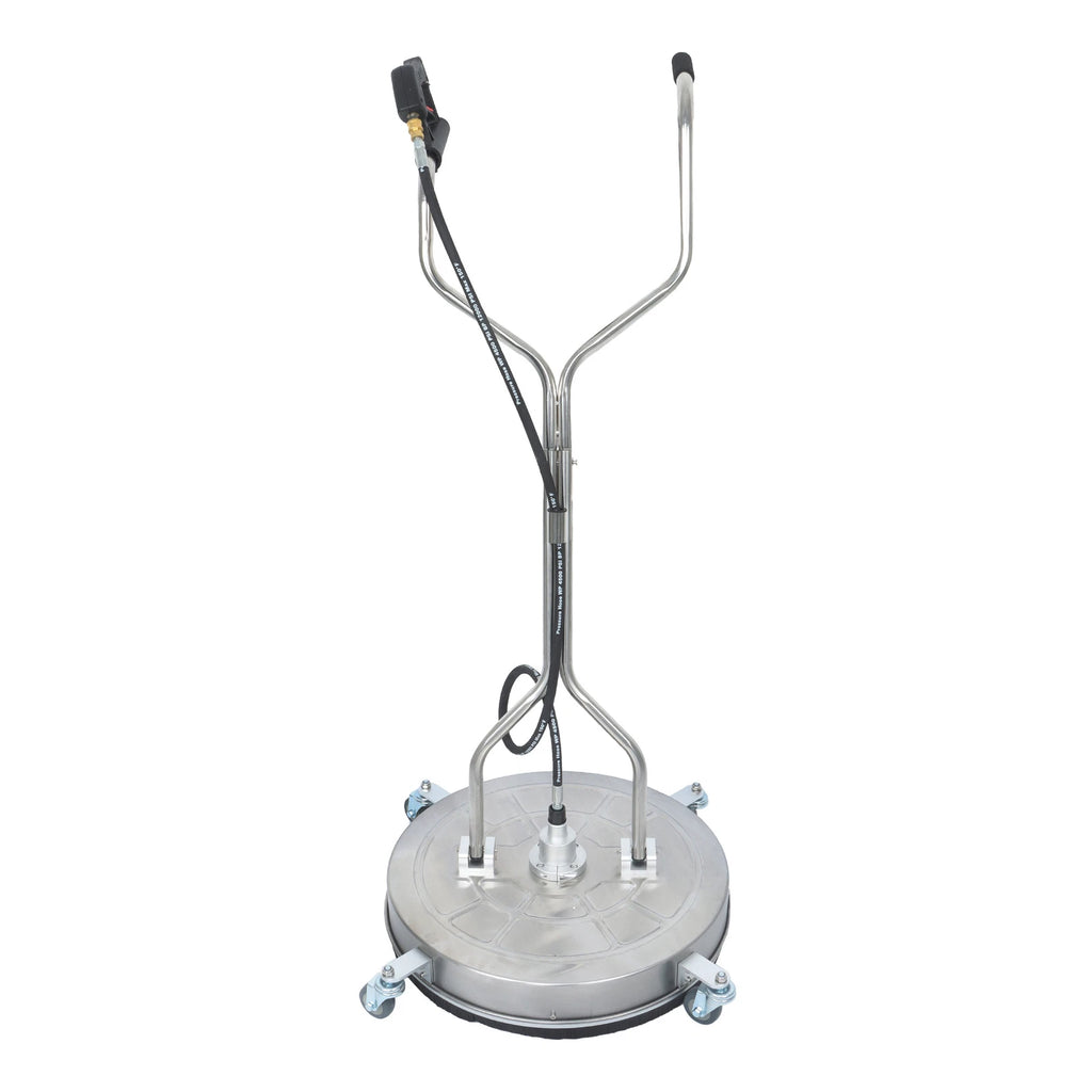 24" Pressure Washer Surface Cleaner with Handles & Wheels Quick Connect