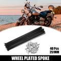 Bicycle Spokes and Nipples 14G 251mm Replacement for Most Bicycles
