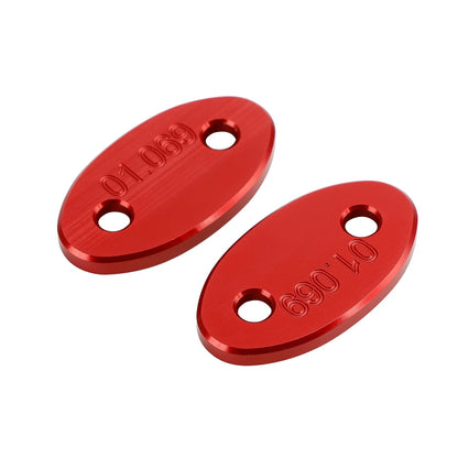 Mirror Delete Blanking Block Off Plates for Kawasaki ZX-6R (2003–2004)